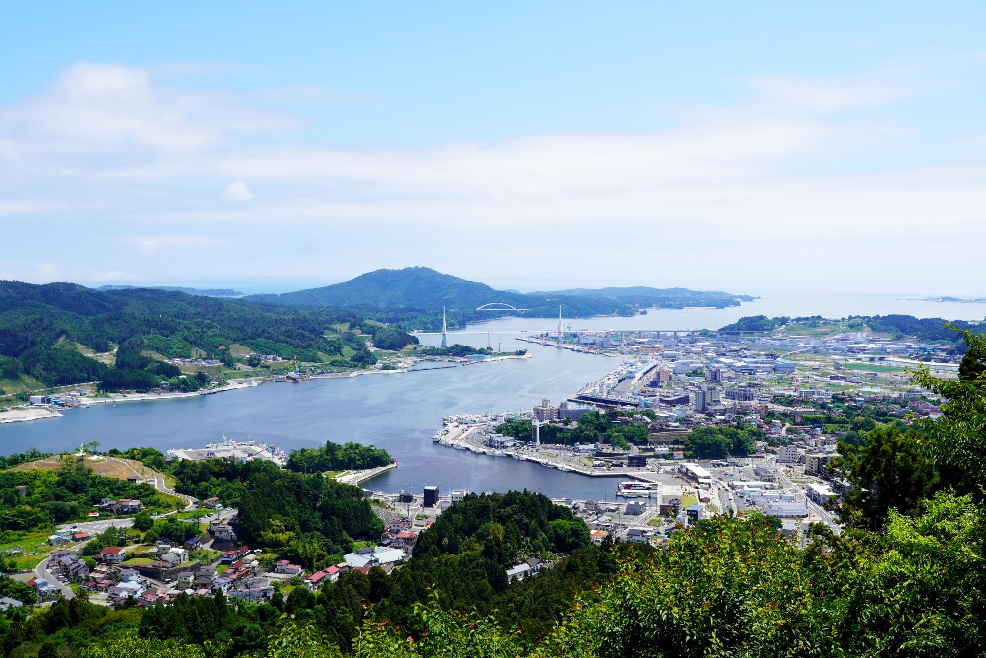 安波山からの風景の写真